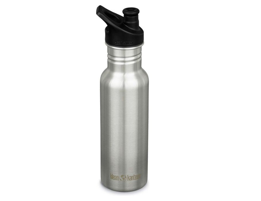 Klean Kanteen Trinkflasche Sportdop 800 ml (27oz) gebürstet