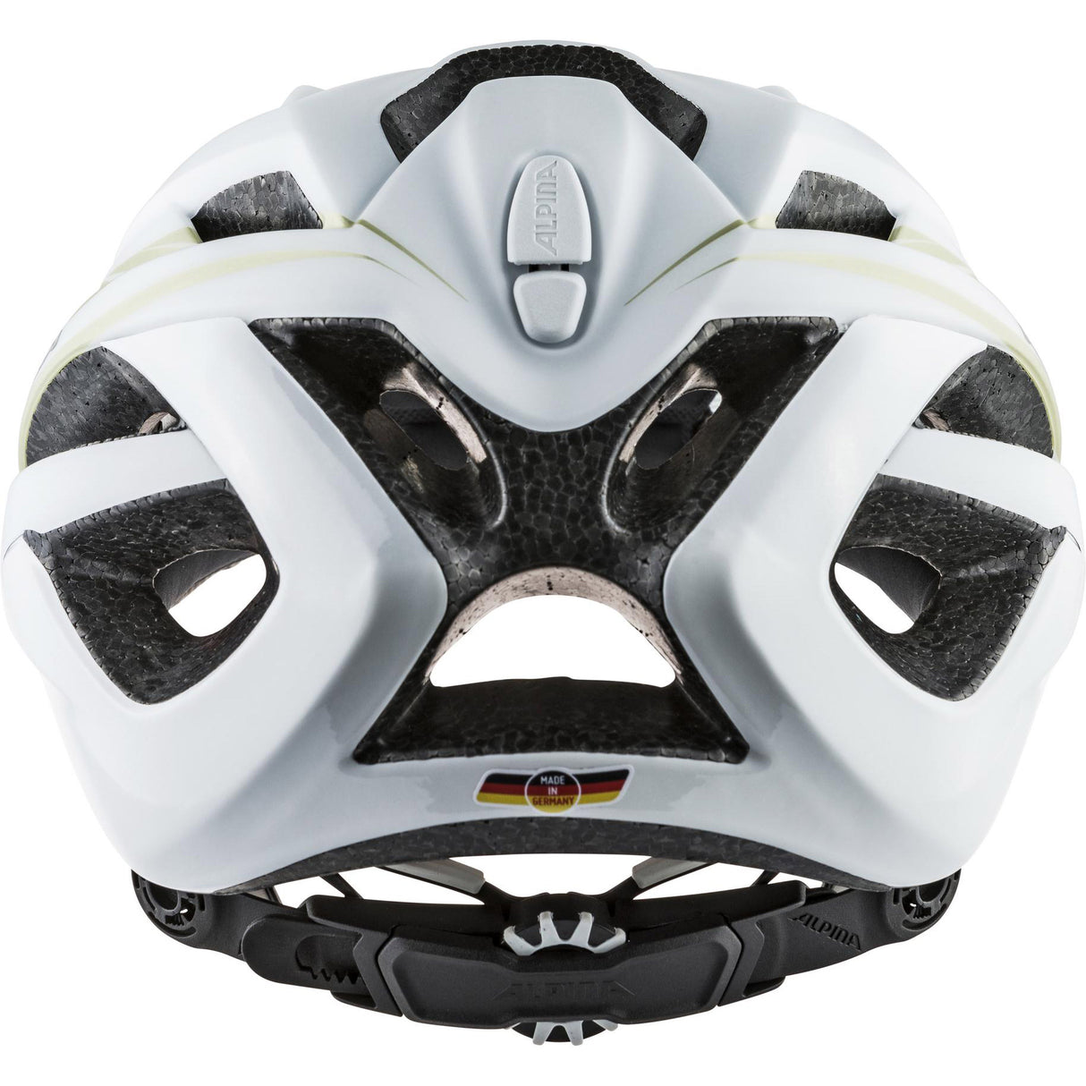 Olympische Sportbekleidung Helm Lavarda L.E. Weiß-Pro-Prosecco 52-57cm