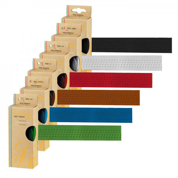 Selle San Marco Set Lenker San Marco Geel Real Leder