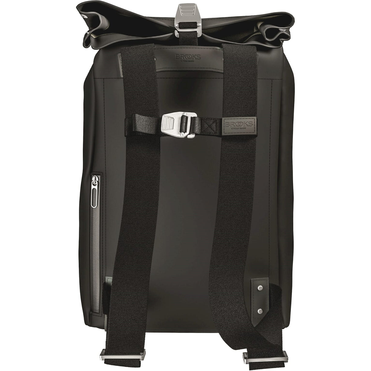 Brooks Pickwick beschichtete Remade Back Bag Black 26l