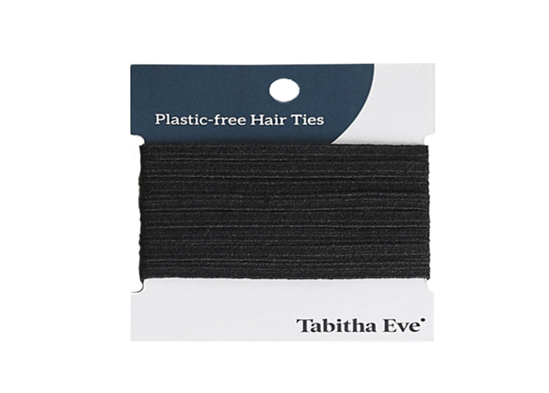 Tabitha Eva Kunststoff -freies Haar Gummibänder 8 Stücke schwarz