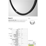 Rand Rivale 21 27,5 584 32g 14g Disc Alu Black