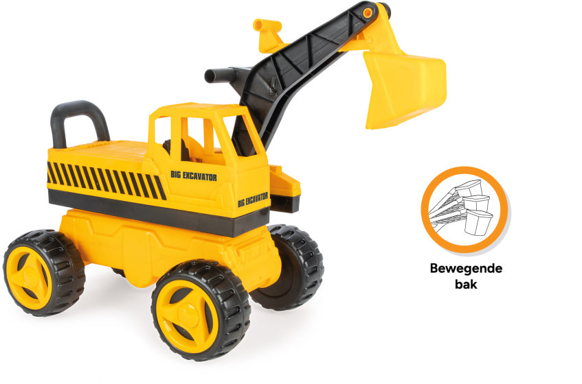 Großer Bagger Gelb Schwarz
