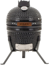 Arbaer Kamado Small Ø 13 Zoll mit Rahmen Keramikschwarz