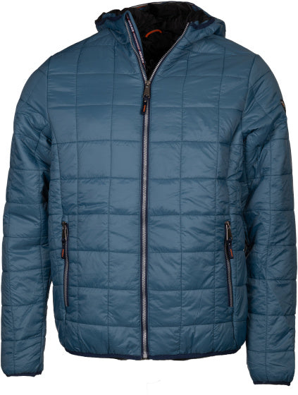 Arbaer Aaron gepolsterte Jacke Männer Jeans Blau Größe xl