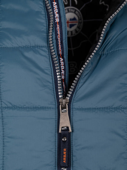 Arbaer Aaron gepolsterte Jacke Männer Jeans Blau Größe 3xl