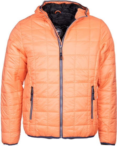Arbaer Aaron gepolsterte Jacke Herrenkorallenorange Größe xl