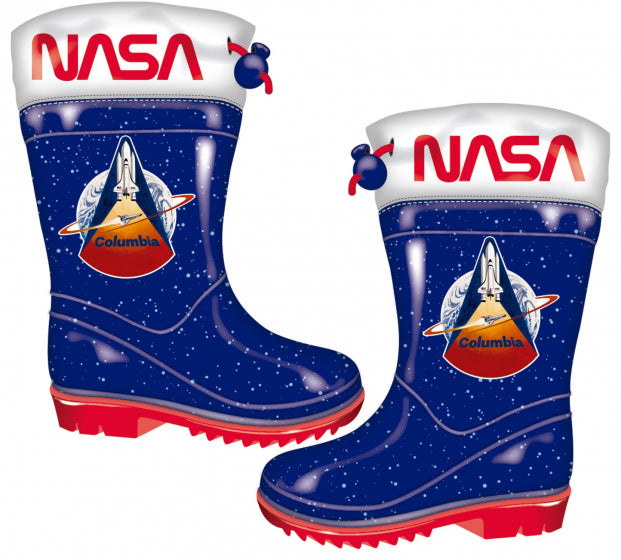 Arditex NASA Regenstiefel Junior PVC Blau Rot Größe 28