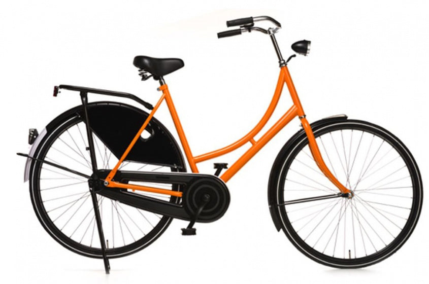 Avalon Oma Export 28 Zoll 57 cm Damen Untersetzer Bremsbremse Schwarze Orange