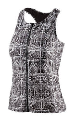 Beco Tanktop Bastuit Ladies Polyamid Schwarzweiß D-Cup Größe 36