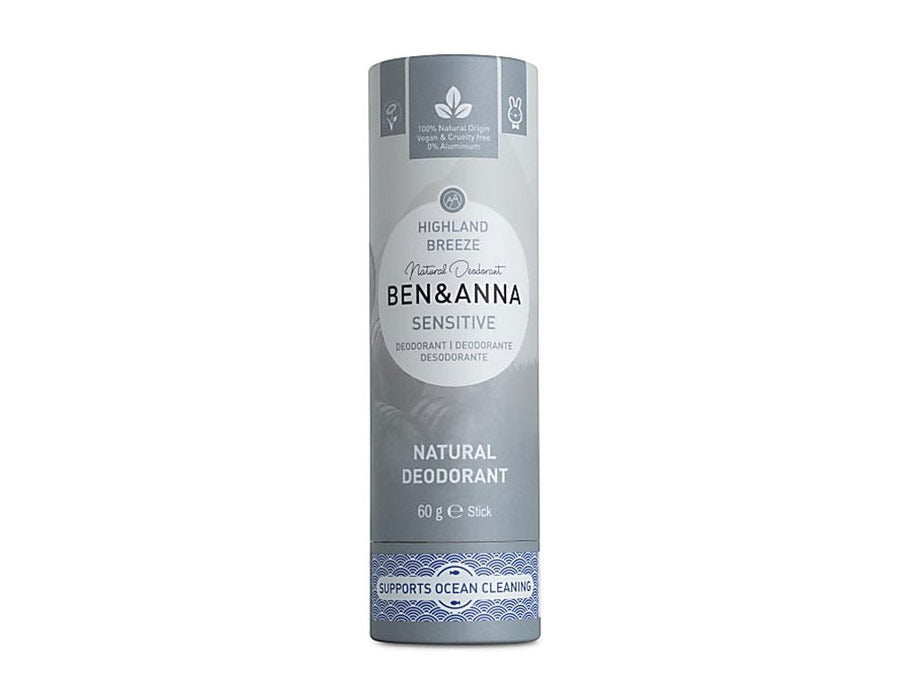 Ben Anna Deodorant in papertube empfindlicher Hochlandbrise 60 Gramm