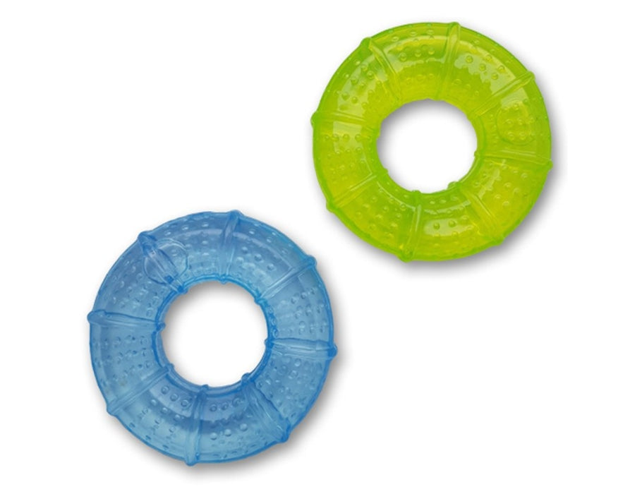 Goldi Sauger Bijtring 2 Grün- und Blaustücke