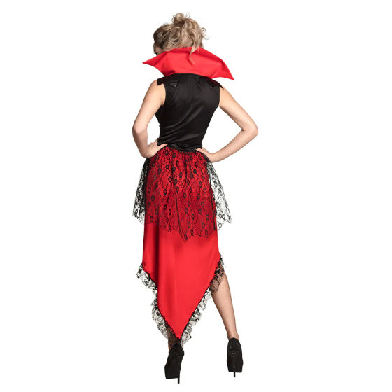 Boland Bloodthirsty Queen Kostüm Damen Rot Schwarz Größe 36 38 (s)