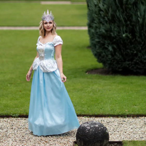 Boland Prinzessin Maribel Kleid Damen Blau Größe 40 42