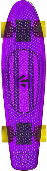 Choke Juicy Susi Clear Purple Skateboard 57 cm Gelb