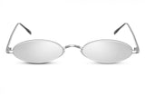 CWI Sonnenbrille Ladies Oval Randloos Katze. 3 Silber Silber