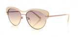 Daniel Hechter Sonnenbrille DHS252 Damen Oval Edelstahlkatze. 3 Creme