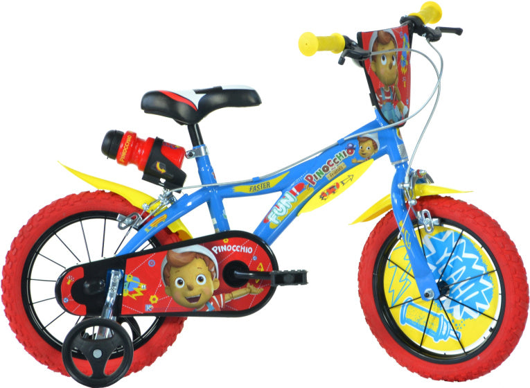 Dino Pinocchio 14 Zoll 24 cm Jungen Knijprem blau rot