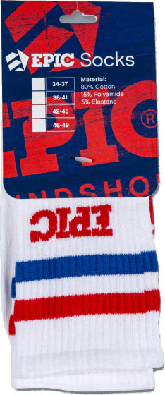 Epische Sportsocken Weiß Größe 42 45
