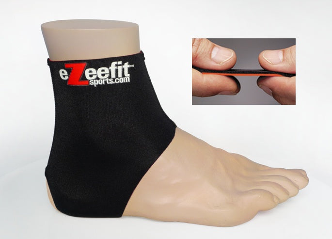 Ezefit-Knöchelsocken für Druckpunkte Anti-Blasen 2 mm Schwarz Größe 36-38