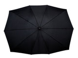 Falcone Duo Regenschirm mit Handöffnung 148 cm Schwarz