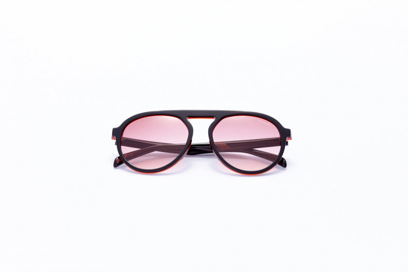 Formel Sonnenbrille Unisex Pilot Cat.4 Schwarzes Lichtrosa