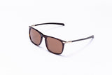 Formel Sonnenbrille Unisex rechteckige Katze.4 braun