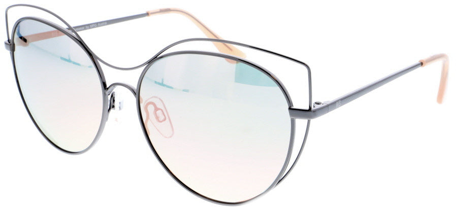 H.I.S Sonnenbrille Polarisierte Damen Schmetterlingskatze. 2. Graublau