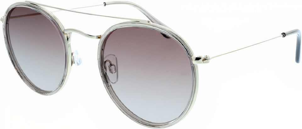 H.I.S Sonnenbrille Polarisierte Panto Ladies Cat. 2 Silberrosa