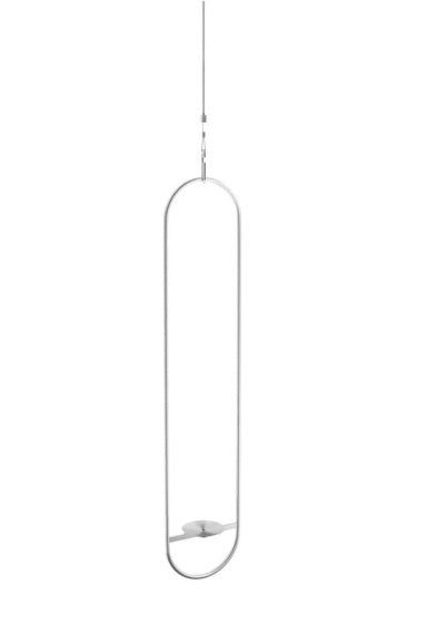 Höfats Spin 90 Atmosphäre Laternen hängen 120 cm Edelstahl Silber