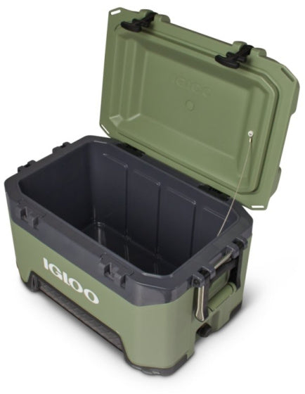 Iglu 52 Cool Box für Bau 49 Liter Armeegrün schwarz