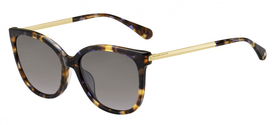 Kate Spade Sonnenbrille Britton Damen polarisierte Havanna Blau Gold