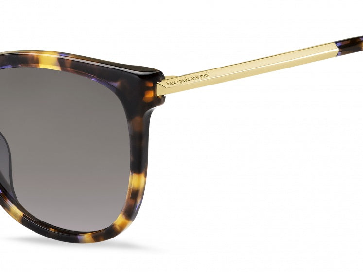 Kate Spade Sonnenbrille Britton Damen polarisierte Havanna Blau Gold