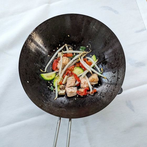 Kela Joy Mini Wok mit Rechaud Ø 18 cm schwarz