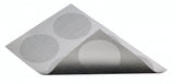 KitchenClet -Placemat 30 x 45 cm PVC Polyester Silbergrau