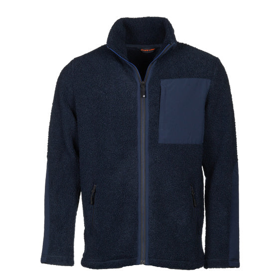 Lebenslinie Artic Sherpa Fleece Jack Männer Blau Größe m