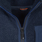 Life Line Artic Sherpa Fleece Jack Männer Blau Größe 4xl