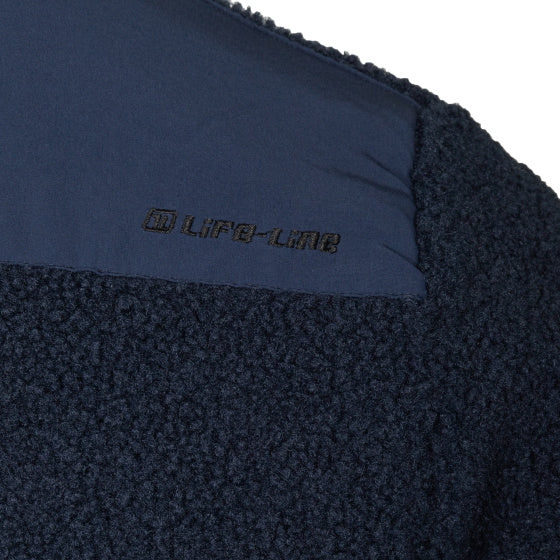 Lebenslinie Artic Sherpa Fleece Jack Männer Blau Größe m