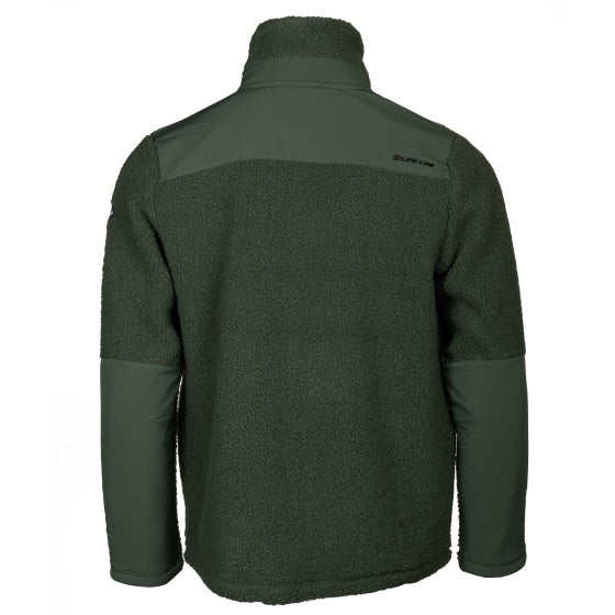 Lebenslinie Artic Sherpa Fleece Jack Männer Grün Größe 4xl