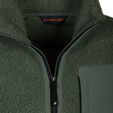 Lebenslinie Artic Sherpa Fleece Jack Männer Grün Größe xl