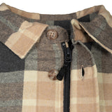 Life Line Jervis gepolsterte Flanellhemd Männer beige Größe 4xl