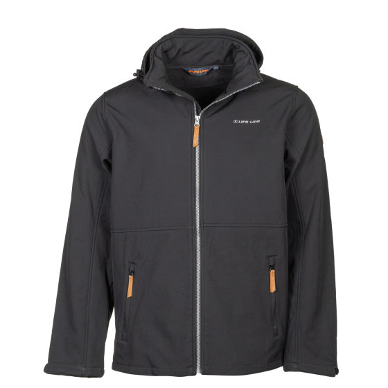 Lebenslinie Kasper Softshell Jacke Männer schwarz Größe xl