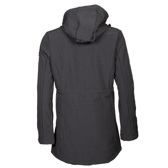 Lebenslinie Kya Softshell Parka Damen dunkelgrau Größe 3xl
