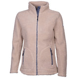 Lebenslinie Lorne Sherpa Fleecejas Ladies Beige Größe xxl