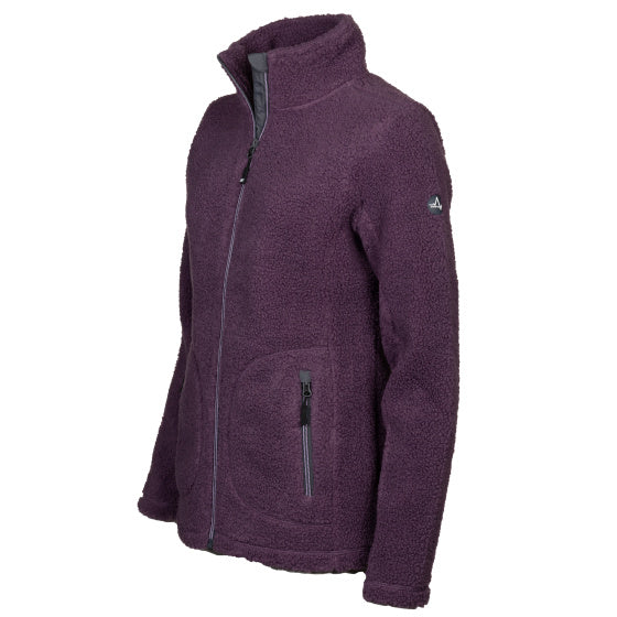 Lebenslinie Lorne Sherpa Fleecejas Damen lila Größe xxl