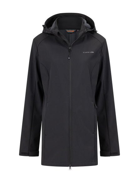 Life Line Wellington Softshell Parka Damen Schwarz Größe 3xl