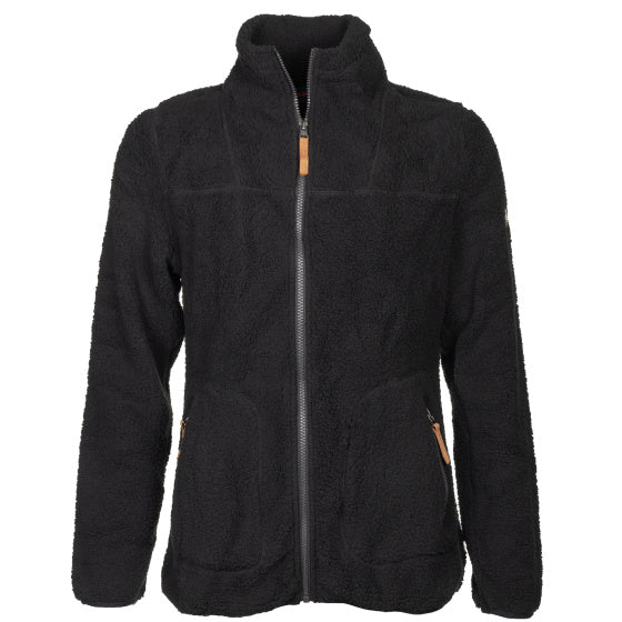 Lebenslinie Wendy Fleecevest Damen Schwarz Größe 4xl