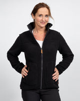 Lebenslinie Wendy Fleecevest Damen Schwarz Größe 3xl