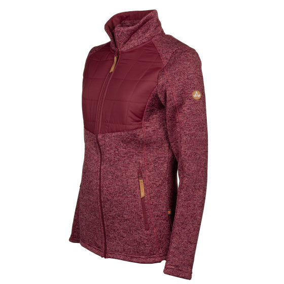 Lebenslinie Willemijn Fleecevest Damen Bordeaux Größe 3xl
