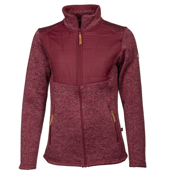 Lebenslinie Willemijn Fleecevest Damen Bordeaux Größe 3xl